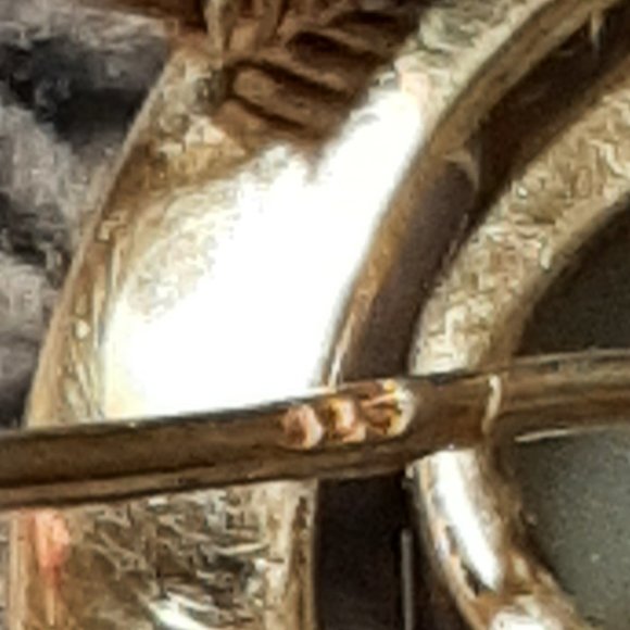 Druzy Quartz and Sterling Silver Earrings - Picture 3 of 3